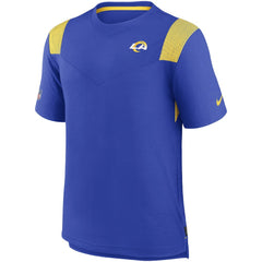 Los Angeles Rams Sideline Tonal Logo Performance Player T-Shirt - Royal | Nike for sale