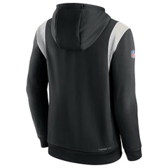 New Orleans Saints Sideline Athletic Stack Performance Pullover Hoodie - Black | Nike discount