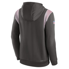 Tampa Bay Buccaneers Sideline Athletic Stack Performance Pullover Hoodie - Pewter | Nike cheap