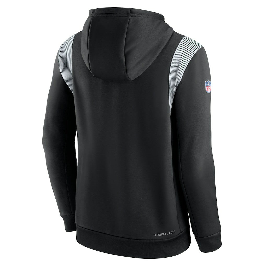 New York Jets Sideline Athletic Stack Performance Pullover Hoodie - Black | Nike on sale