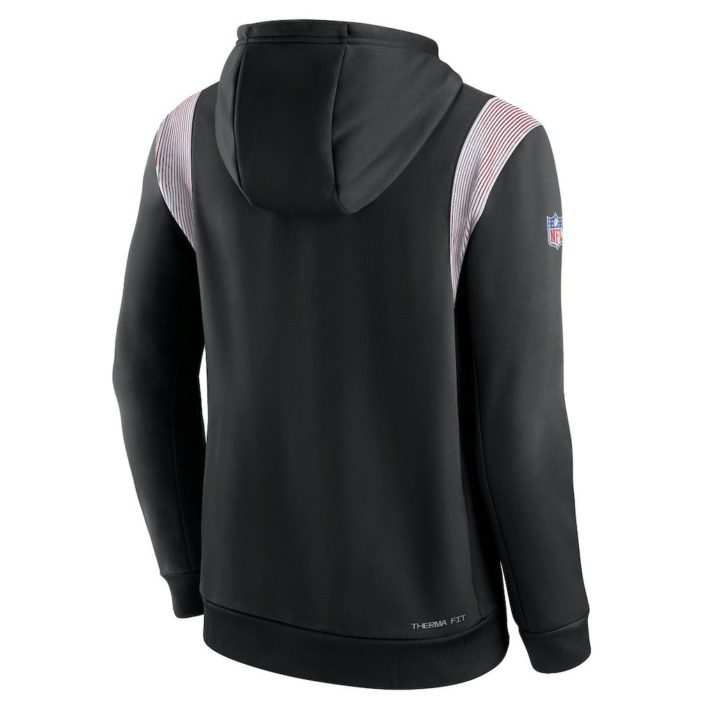 Atlanta Falcons Sideline Athletic Stack Performance Pullover Hoodie - Black | Nike online