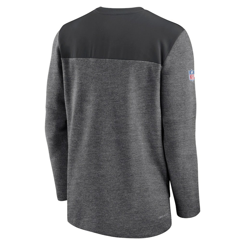 Arizona Cardinals Sideline Lockup Performance Quarter-Zip Top - Charcoal | Nike for sale