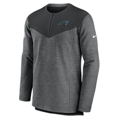Carolina Panthers Sideline Lockup Performance Quarter-Zip Top - Charcoal | Nike discount