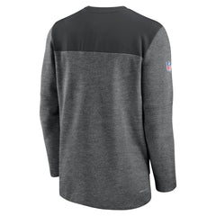 Carolina Panthers Sideline Lockup Performance Quarter-Zip Top - Charcoal | Nike discount