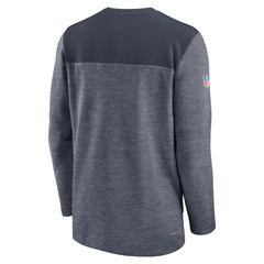Chicago Bears Sideline Lockup Performance Quarter-Zip Top - Navy | Nike for sale