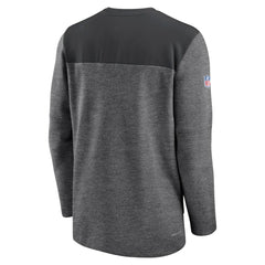 Las Vegas Raiders Sideline Lockup Performance Quarter-Zip Top - Charcoal | Nike sale