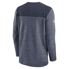 New England Patriots Sideline Lockup Performance Quarter-Zip Top - Navy | Nike on sale
