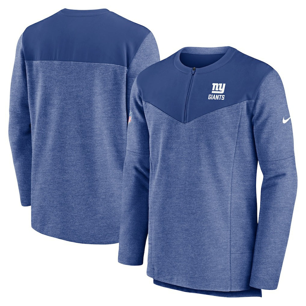 New York Giants Sideline Lockup Performance Quarter-Zip Top - Royal | Nike sale