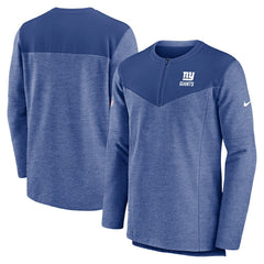 New York Giants Sideline Lockup Performance Quarter-Zip Top - Royal | Nike sale