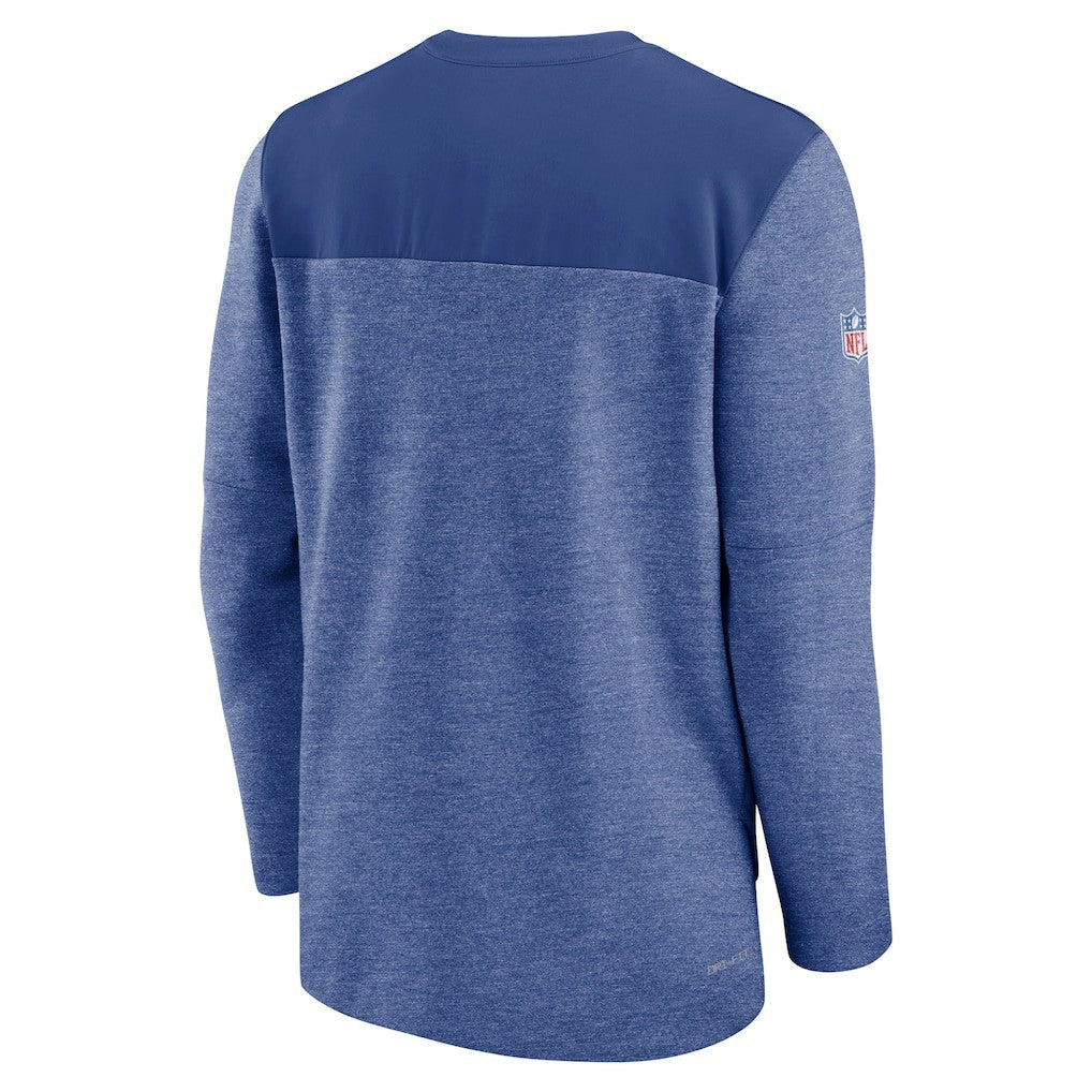 New York Giants Sideline Lockup Performance Quarter-Zip Top - Royal | Nike sale
