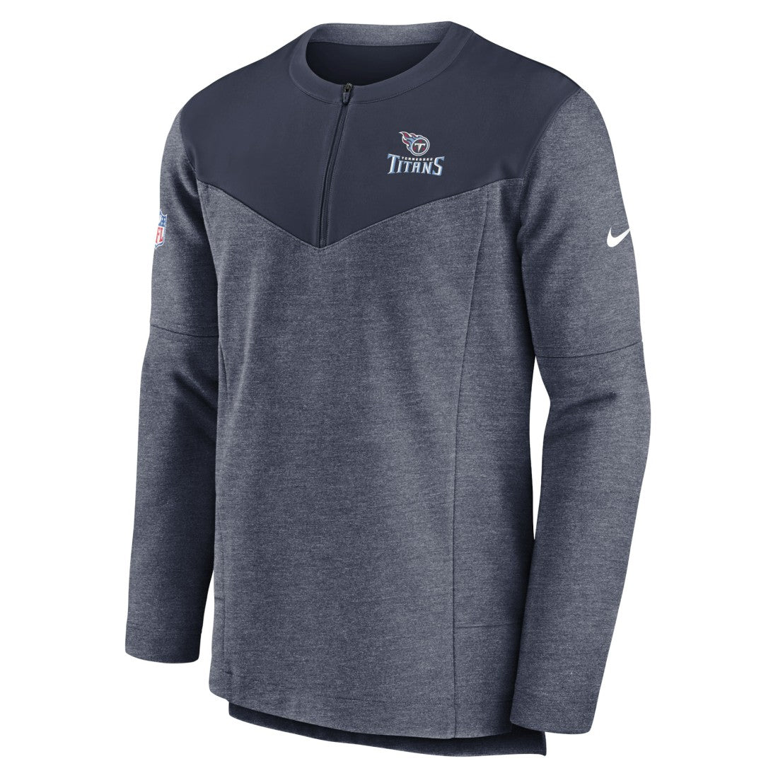 Tennessee Titans Sideline Lockup Performance Quarter-Zip Top - Navy | Nike cheap