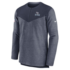 Tennessee Titans Sideline Lockup Performance Quarter-Zip Top - Navy | Nike cheap