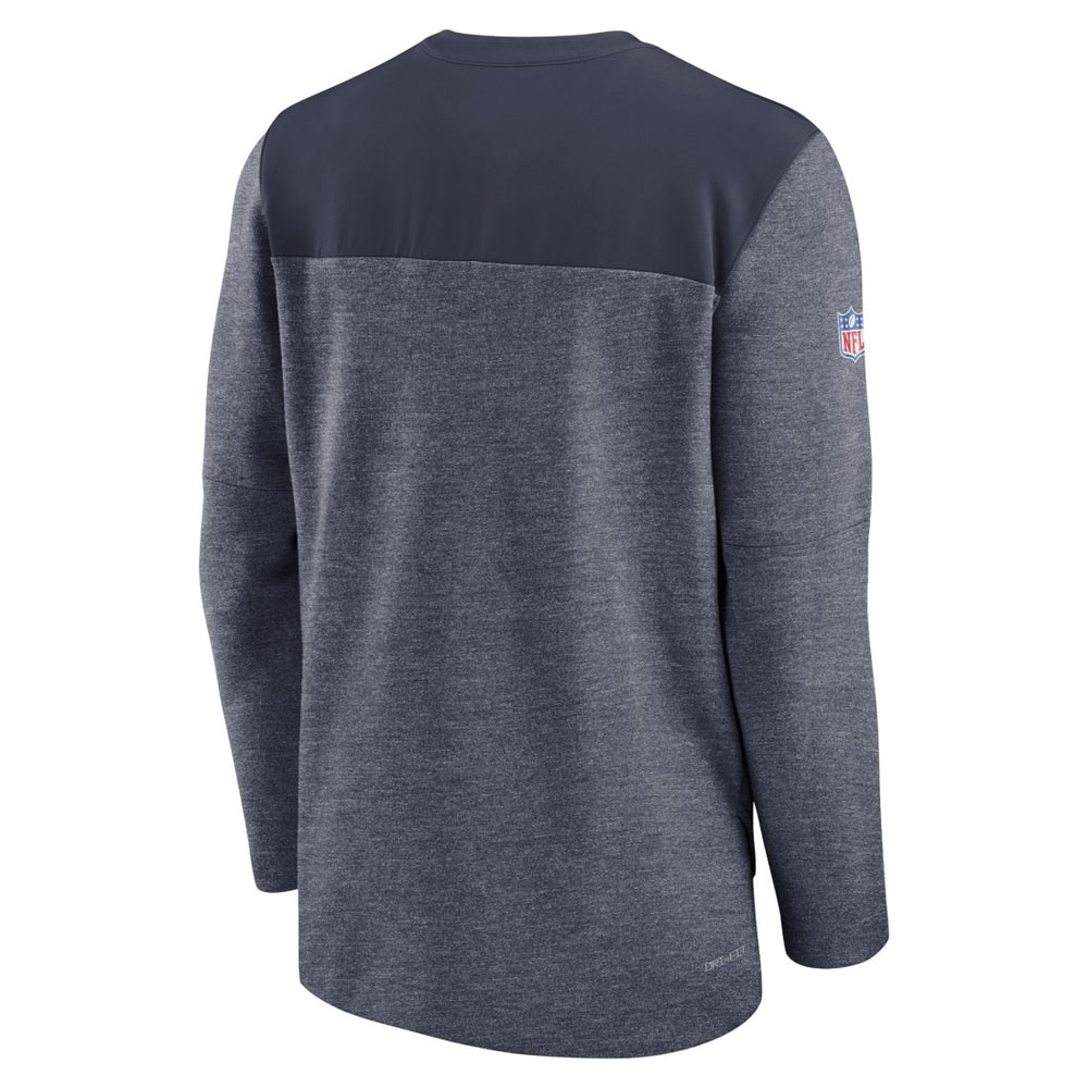 Tennessee Titans Sideline Lockup Performance Quarter-Zip Top - Navy | Nike cheap