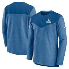 Indianapolis Colts Sideline Lockup Performance Quarter-Zip Top - Royal | Nike discount