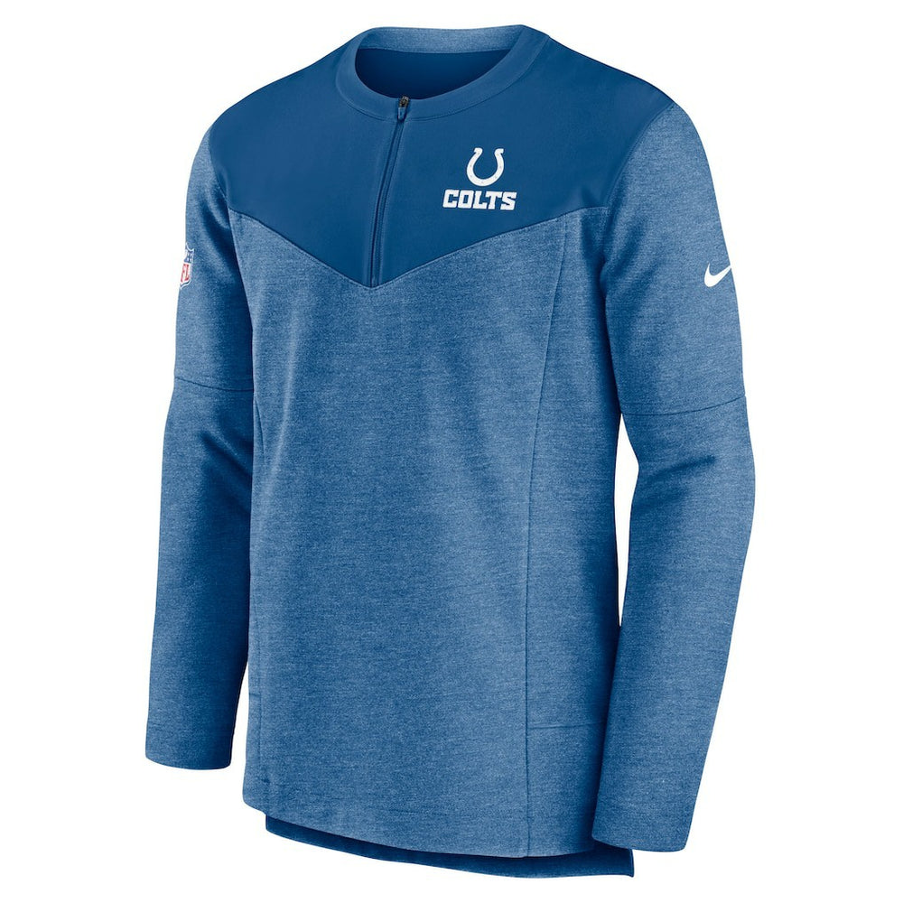 Indianapolis Colts Sideline Lockup Performance Quarter-Zip Top - Royal | Nike discount