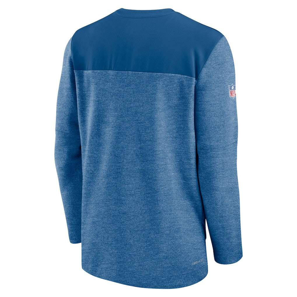 Indianapolis Colts Sideline Lockup Performance Quarter-Zip Top - Royal | Nike discount