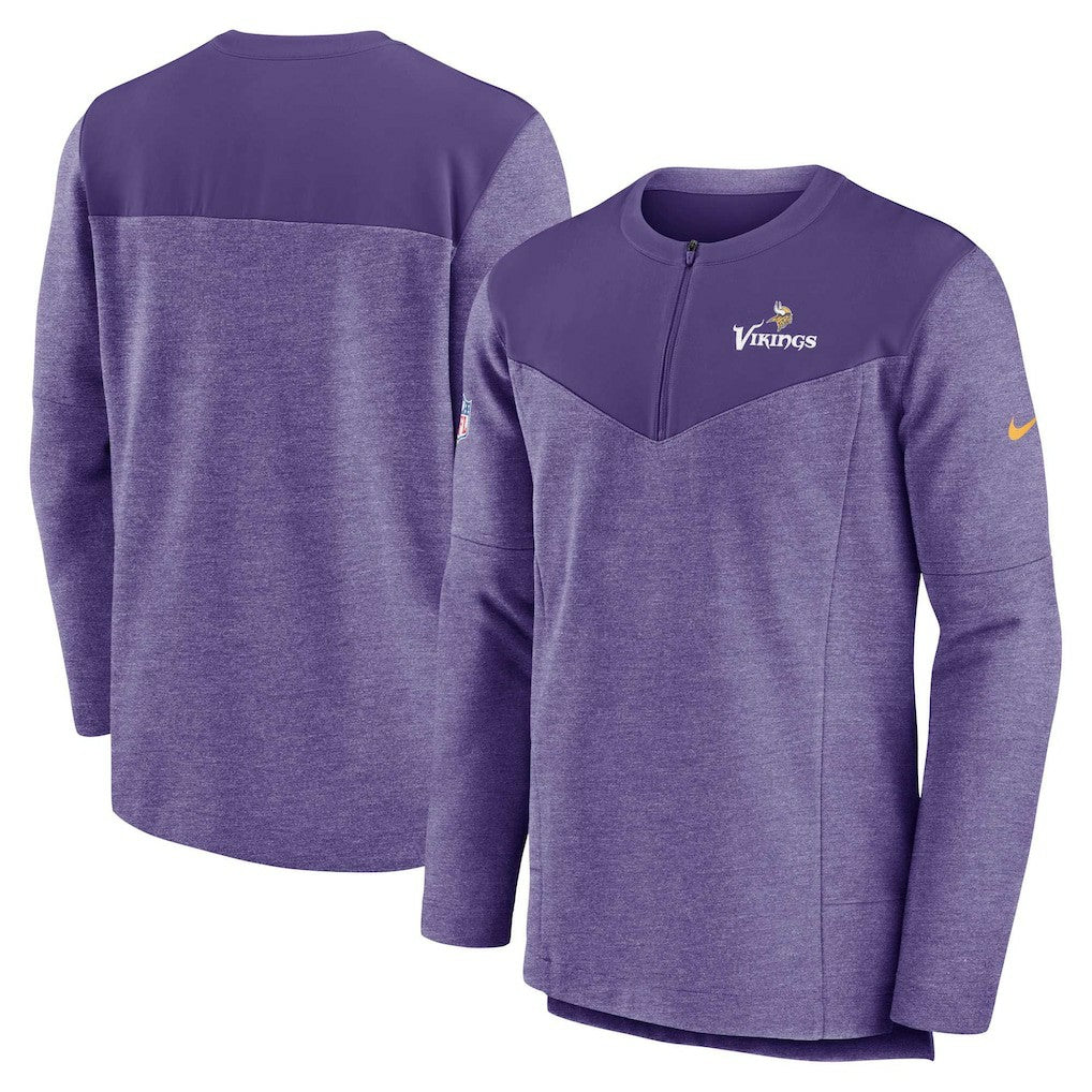 Minnesota Vikings Sideline Lockup Performance Quarter-Zip Top - Purple | Nike sale