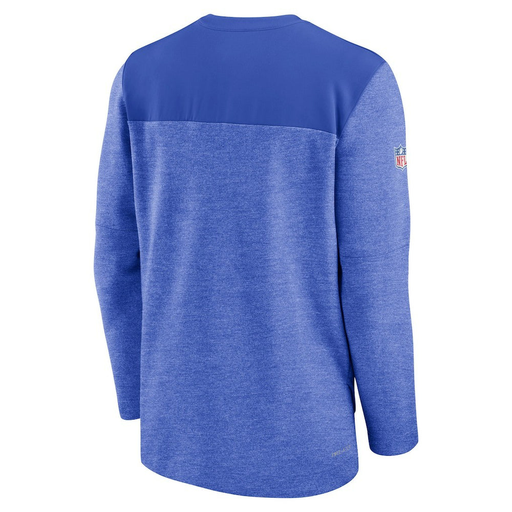 Los Angeles Rams Sideline Lockup Performance Quarter-Zip Top - Royal | Nike sale