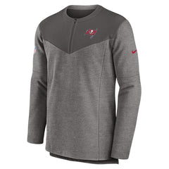 Tampa Bay Buccaneers Sideline Lockup Performance Quarter-Zip Top - Pewter | Nike online