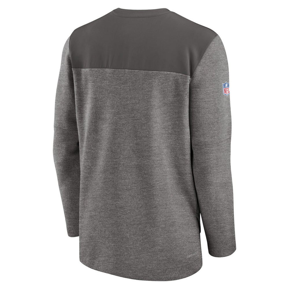 Tampa Bay Buccaneers Sideline Lockup Performance Quarter-Zip Top - Pewter | Nike online