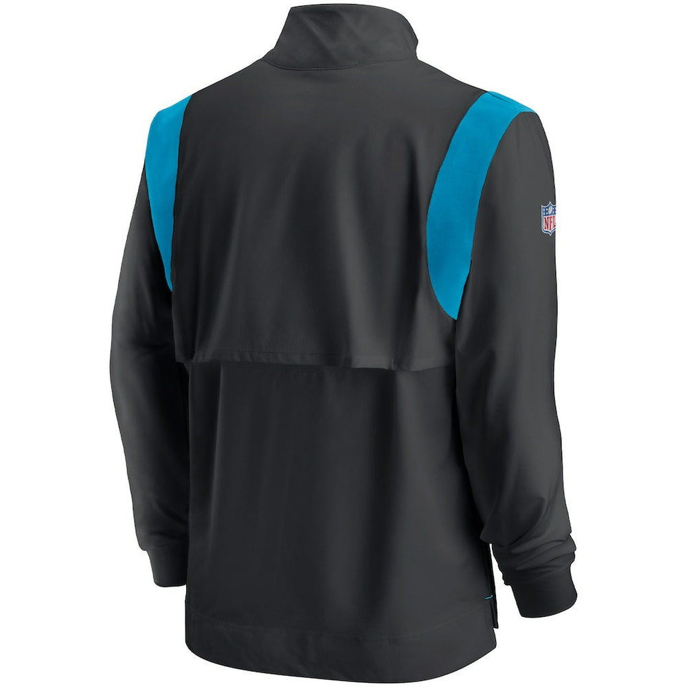 Carolina Panthers Sideline Coach Chevron Lockup Quarter-Zip Long Sleeve Top - Black | Nike online