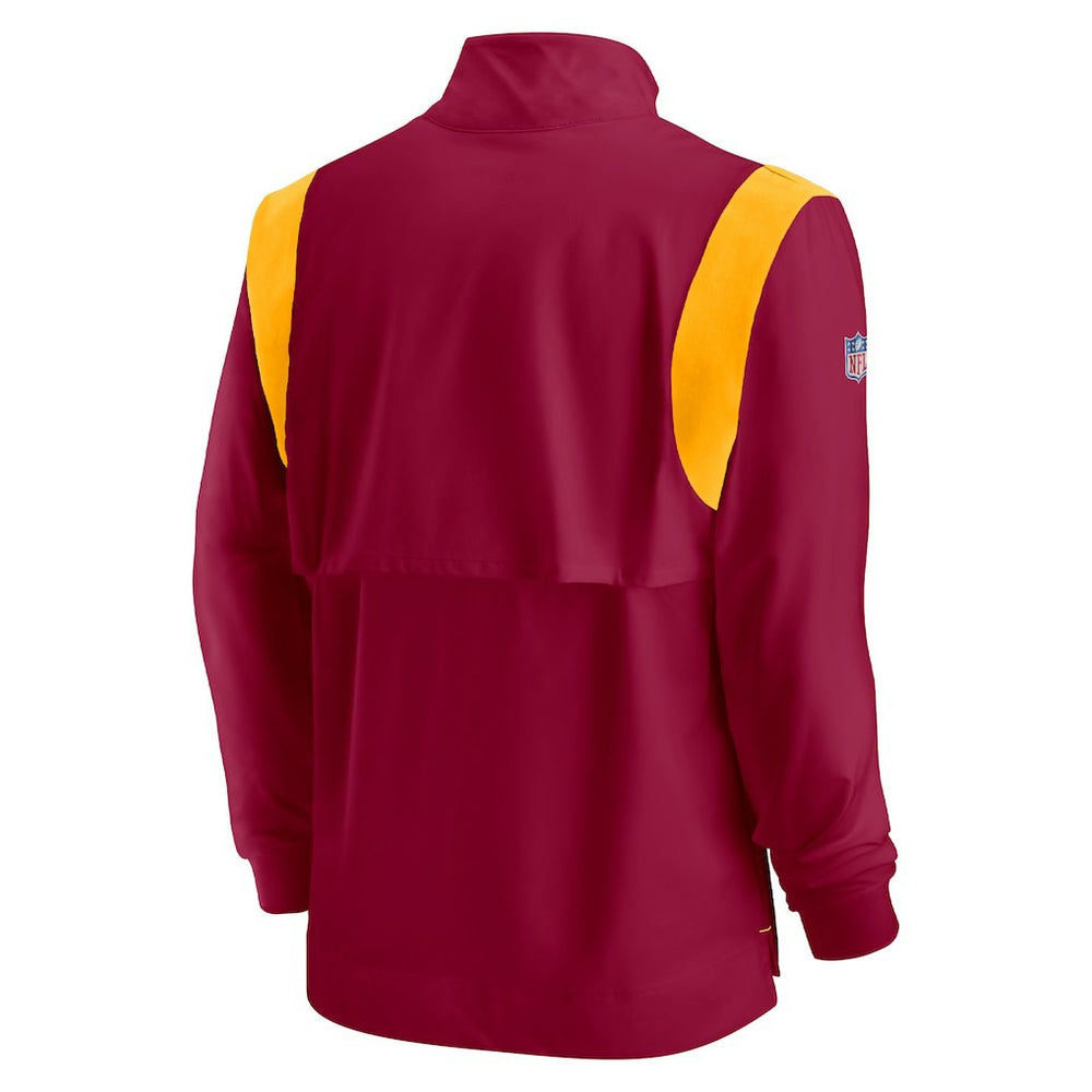 Washington Commanders Sideline Coach Chevron Lockup Quarter-Zip Long Sleeve Top - Burgundy | Nike outlet