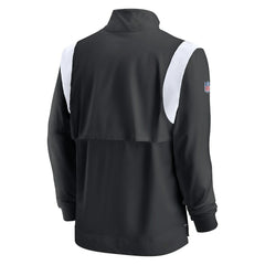Las Vegas Raiders Sideline Coach Chevron Lockup Quarter-Zip Long Sleeve Top - Black | Nike outlet