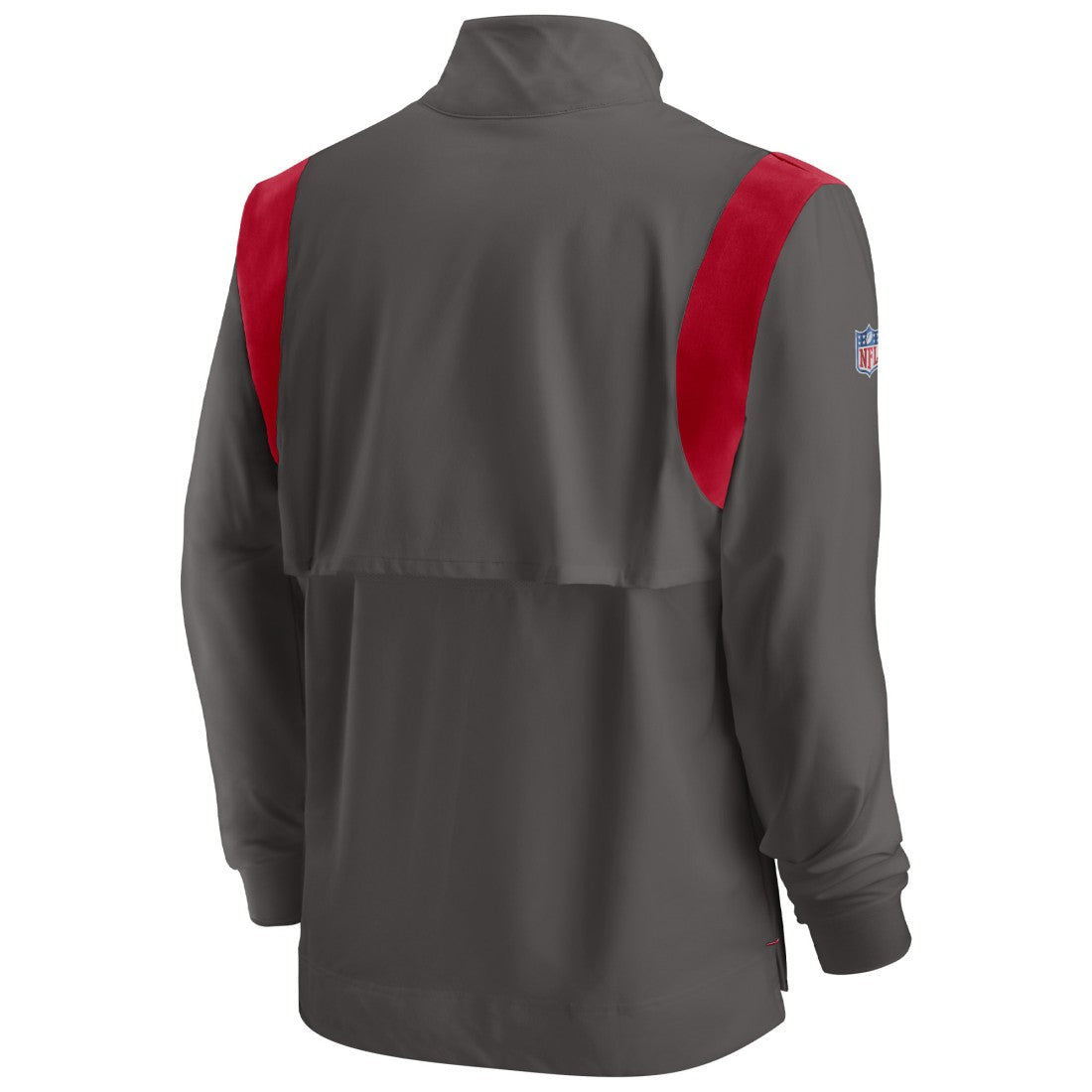 Tampa Bay Buccaneers Sideline Coach Chevron Lockup Quarter-Zip Long Sleeve Top - Pewter | Nike online