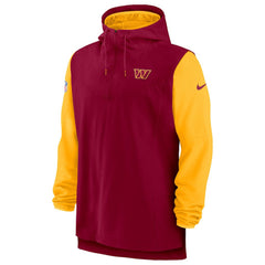Washington Commanders Sideline Player Quarter-Zip Hoodie - Burgundy/Gold | Nike for sale