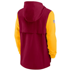 Washington Commanders Sideline Player Quarter-Zip Hoodie - Burgundy/Gold | Nike for sale