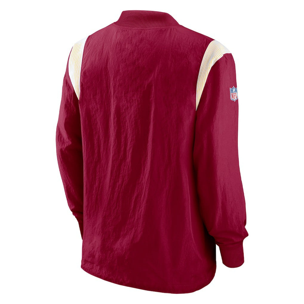 Washington Commanders Sideline Athletic Stack V-Neck Pullover Windshirt Jacket - Burgundy | Nike for sale