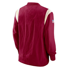 Washington Commanders Sideline Athletic Stack V-Neck Pullover Windshirt Jacket - Burgundy | Nike for sale