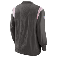 Tampa Bay Buccaneers Sideline Athletic Stack V-Neck Pullover Windshirt Jacket - Pewter | Nike sale