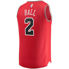 Lonzo Ball Chicago Bulls Fast Break Road Replica Jersey sale - Icon Editi- Red | Fanatics online