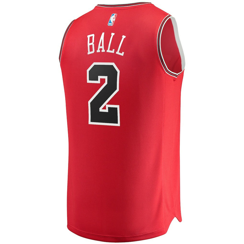 Lonzo Ball Chicago Bulls Youth Fast Break Road Replica Jersey sale - Icon Editi- Red | Fanatics cheap