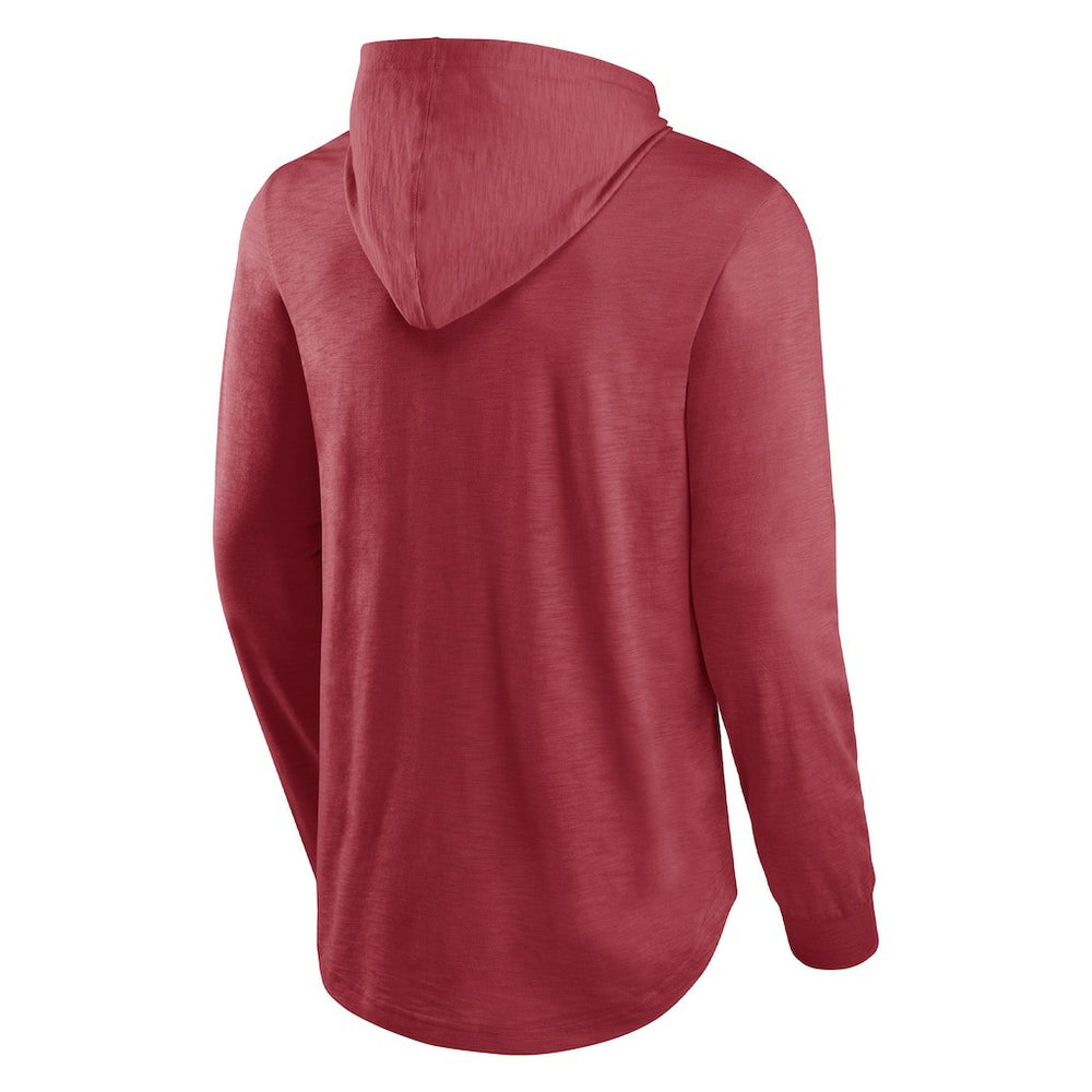 Arizona Cardinals Front Runner Long Sleeve Hooded T-Shirt - Cardinal for sale