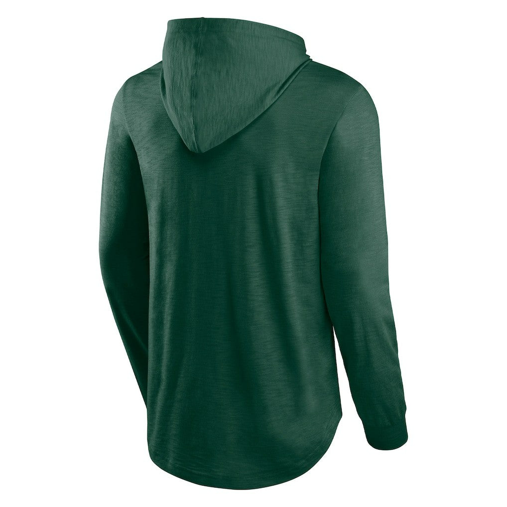 Green Bay Packers Front Runner Long Sleeve Hooded T-Shirt - Green for sale