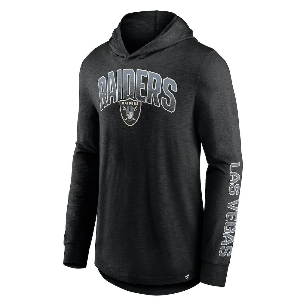 Las Vegas Raiders Front Runner Long Sleeve Hooded T-Shirt - Black online
