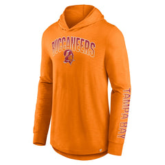 Tampa Bay Buccaneers Front Runner Long Sleeve Hooded T-Shirt - Orange on sale