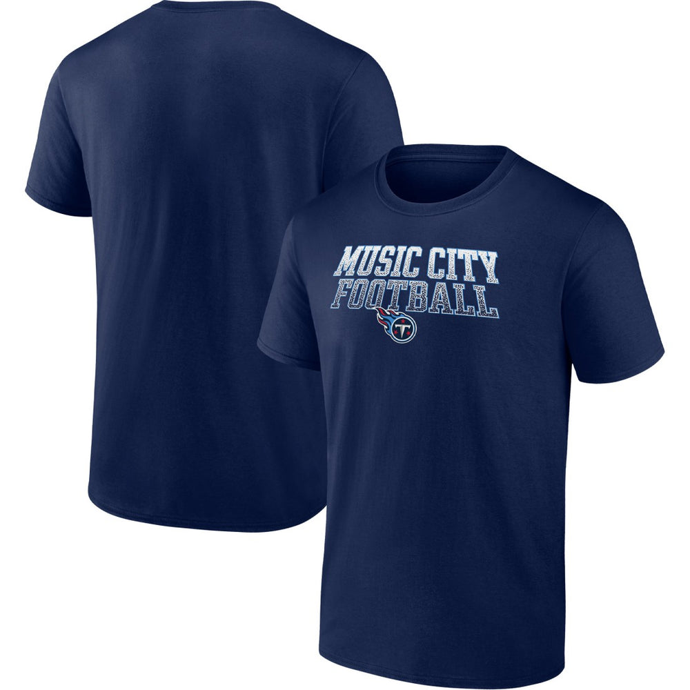 Tennessee Titans Heavy Hitter T-Shirt - Navy on sale