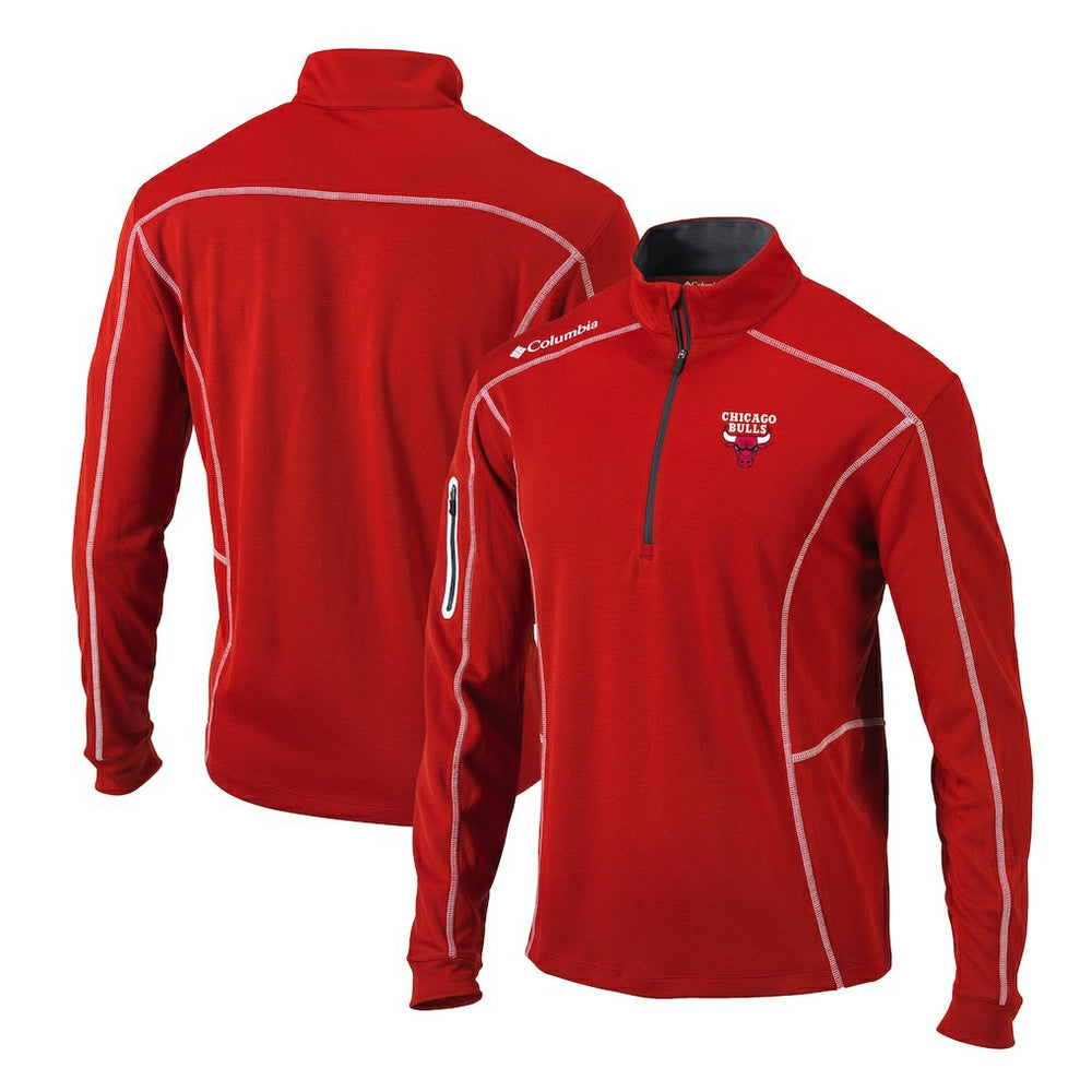 Chicago Bulls Shotgun Quarter-Zip Pullover Jacket - Red | Columbia sale