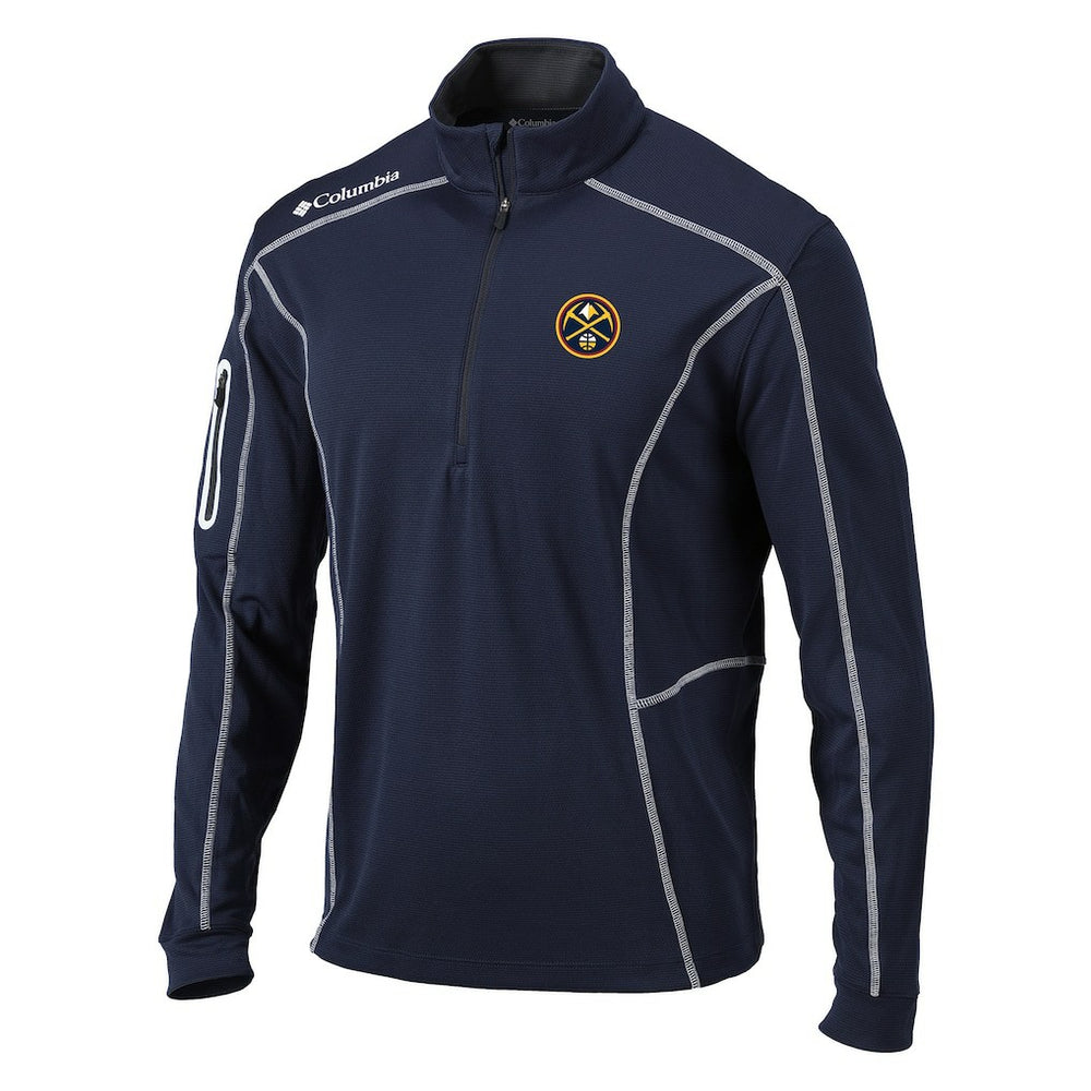 Denver Nuggets Shotgun Quarter-Zip Pullover Jacket sale - Navy | Columbia cheap
