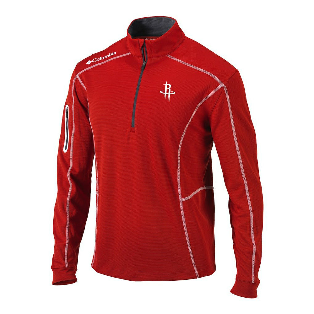 Houston Rockets Shotgun Quarter-Zip Pullover Jacket sale - Red | Columbia cheap