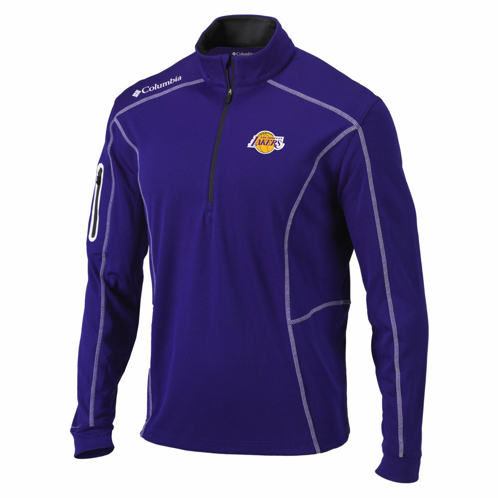Los Angeles Lakers Shotgun Quarter-Zip Pullover Jacket - Purple | Columbia outlet