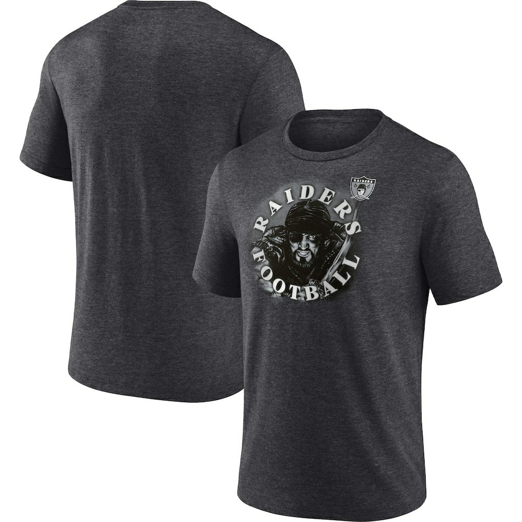 Las Vegas Raiders Sporting Chance T-Shirt - Heathered Charcoal sale