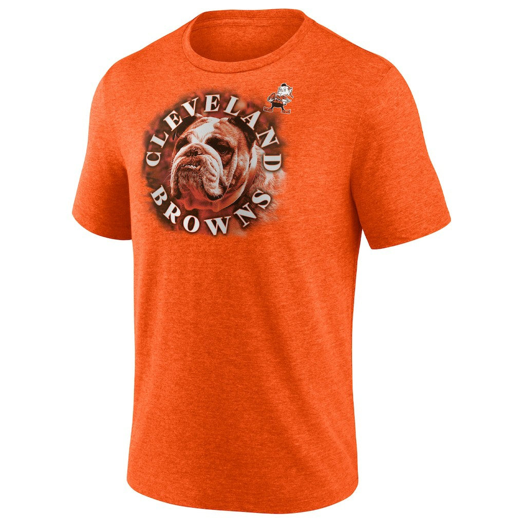 Cleveland Browns Tri-Blend Sporting Chance T-Shirt - Heathered Orange discount