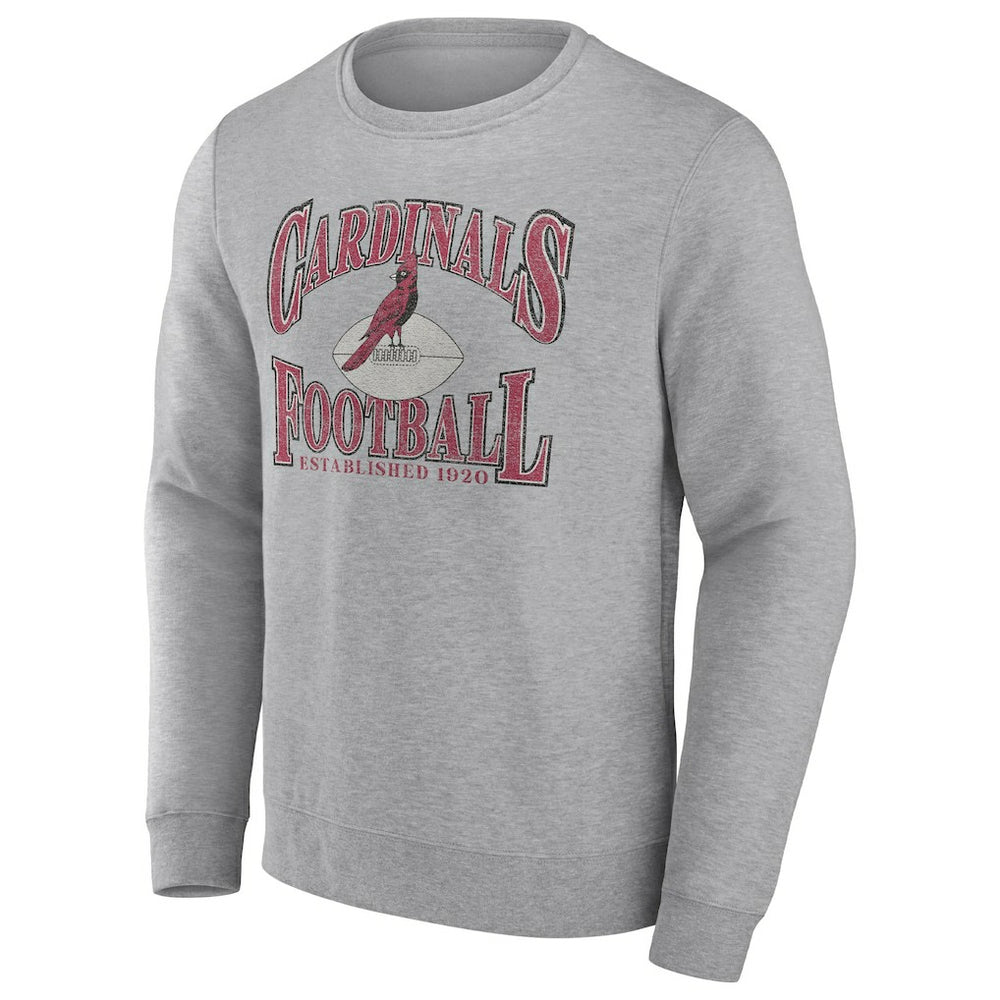 Arizona Cardinals Playability Pullover Sweatshirt - Heathered Charcoal outlet