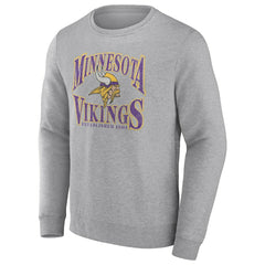 Minnesota Vikings Playability Pullover Sweatshirt - Heathered Gray sale