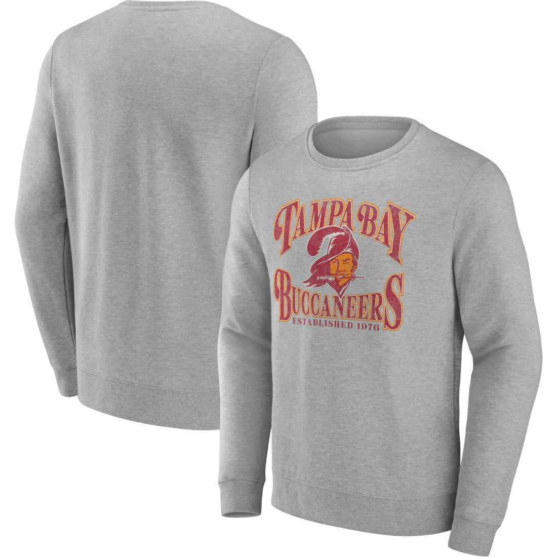 Tampa Bay Buccaneers Playability Pullover Sweatshirt - Heathered Charcoal outlet