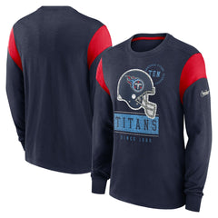 Tennessee Titans Rewind Playback Helmet Long Sleeve T-Shirt - Navy | Nike on sale